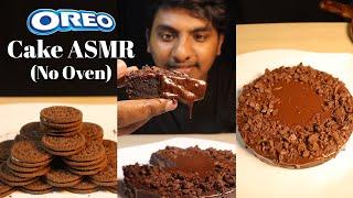 No Oven Oreo Cake [Only 3 Ingredients] Chocolate cake Asmr