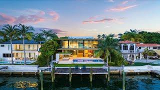 Waterfront Modern Marvel with Envious Miami Sunset Views | 40 W San Marino Drive | Julian Johnston