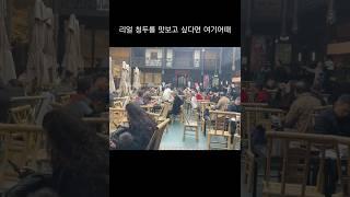 리얼 청두갬성을 느껴보려면 여기...#태계일주 #청두 #travel #청두여행 #중국여행 #중국브이로그