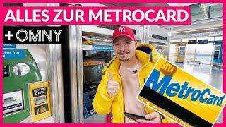 🟨 So funktioniert die MetroCard New York & OMNY für die Subway 2025!