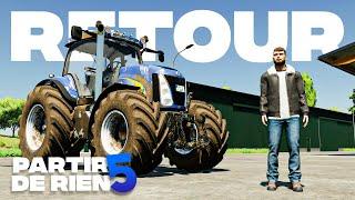 Le NEW HOLLAND TG de retour ! | Partir De Rien Saison 5 #108 | (Farming Simulator 22)