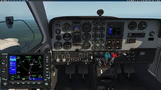 X-Plane 11 Default B58 coupled ILS tutorial