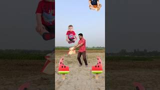 Flying crying babies catching vs cute bhabhi - Funny vfx magic  #funny #shorts #trending