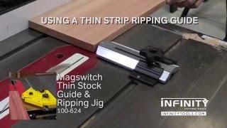 Infinity Cutting Tools - How to Rip Thin Strips on the Table Saw