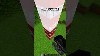 Minecraft TNT Firework #minecraft #shorts