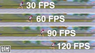 120 FPS vs 90 FPS vs 60 FPS vs 30 FPS Does FPS Matter FPS Comparison For PUBG MOBILE/BGMI