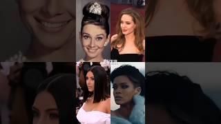 The Most Famous Brunettes Ever #cinema #movie #rihanna #kimkardashian #angelinajolie#audreyhepburn