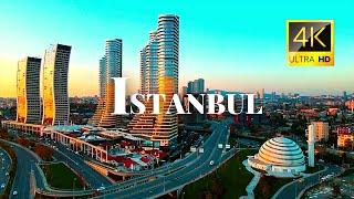 Beautiful & Largest City of Türkiye, Istanbul  in 4K ULTRA HD 60FPS Video by Drone