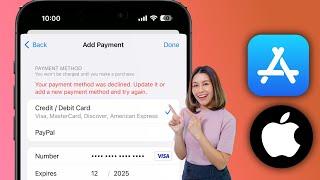 Как исправить, что ваш способ оплаты был отклонен на iPhone (2024)