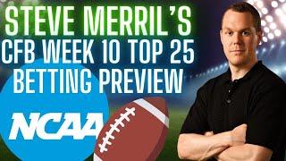 2024 College Football Week 10 Picks and Odds | Top 25 College Football Betting Preview & Predictions