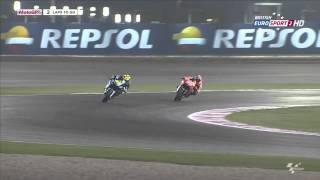 Rossi vs Marquez losail @qatar 2013