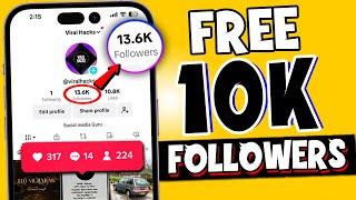  Get FREE TikTok Followers Instantly! (100% Working in 2025)  - How to Increase Tiktok Followers