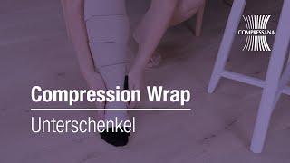 Ödemtherapie mit Compression Wrap – Anlegen des Fuß- und Wadensegments