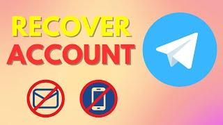 How To Recover Telegram Account Without Email or Phone Number | Easy Fix! | 2024