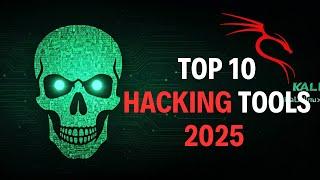 Top 10 Ethical Hacking Tools You Must Know (2025) #top10 #ethicalhacking #kalilinux