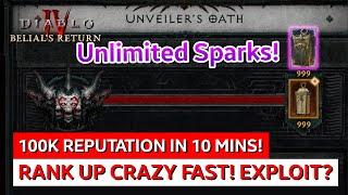 Earn 100K Unveiler’s Oath Reputation in 10 Minutes! Unlimited Sparks, Massive Rep & Mystery Caches