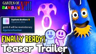 GARTEN OF BANBAN 8 - NEW OFFICIAL TEASER TRAILER FINALLY READY  NEW OFFICIAL MESSAGE by DEVELOPERS