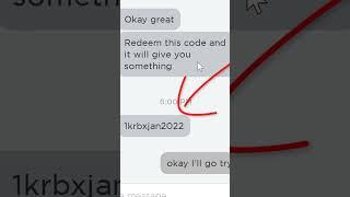 TOP SECRET CODE TO GET 1,000 FREE ROBUX... #shorts