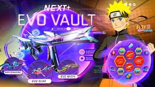 NEXT EVO VAULT EVENT FF, NARUTO BUNDLE FF | FREE FIRE NEW EVENT | NEW EVENT FREEFIRE | FF NEW EVENT