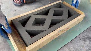 Cement Craft Ideas - Bold Ideas from Wooden Molds are Made Easily and Quickly