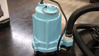 Little Giant Sump Pump 6EC-CIM 1/3 HP, 53 GPM - Manual Submersible