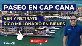 RECORRIDO EN CAP CANA CALLES Y NUEVA CONSTRUCCION QUE CONDUCE AL RETIRO RICO MILLONARIO EN BIENES