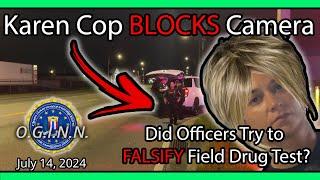 Karen Orlando Cop Blocks Camera