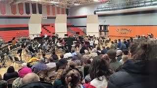 Helen, Myla, Mia perform Remix, 2024 Winter Band Concert
