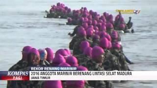 2016 Marinir Berenang Lintasi Selat Madura