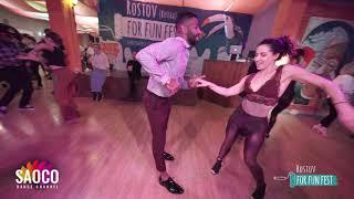 Alain Rueda and Katerina Mik Salsa Dancing at Rostov For Fun Fest (Russia), Friday 01.11.2019