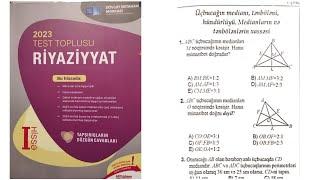 Üçbucağın medianı,tənböləni, hündürlüyü.#11cisinif #blok #abituriyent #miq #buraxilisimtahani #test