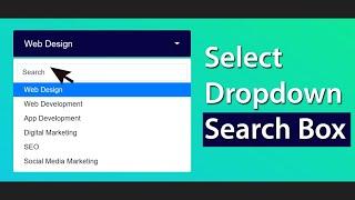 jQuery Select Dropdown with Search Box using Bootstrap Selectpicker | Select option with Search box