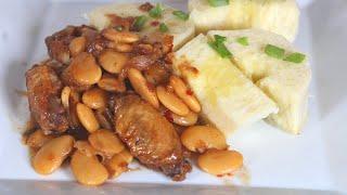 HOW TO MAKE THE BEST SPICY BUTTER BEANS WITH GHANA YAM