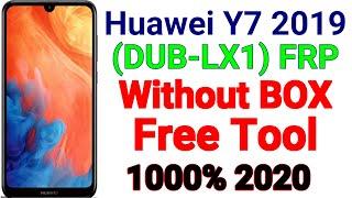 Huawei Y7 2019 (DUB LX1) Frp Bypass 2020 Without Box Or Dongle | Fix Unlock the device to Continue