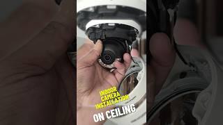 CCTV Camera Installation IN Door How To Install A Hikvision dahua IP camera CELING #hikvision #dahua