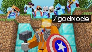 Minecraft Manhunt but I am a GOD