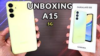 GALAXY A15 5G - Tela SUPER Amoled 90hz, Câmera 50 MP, NFC e Bom Desempenho [Unboxing e Impressões]