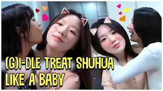 (G)I-DLE Treating Shuhua Like A Baby