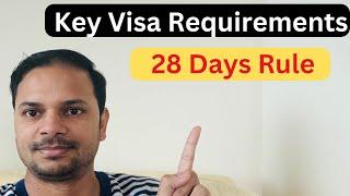 28 Days VISA Rule UK  2025 || Financial Requirements and bank Statements