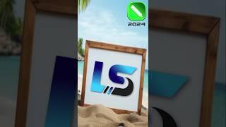 How to Make 3d letter L+S logo illustrator  #short #logodesign #viralshort #shortsfeed