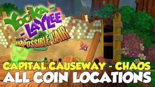 Yooka-Laylee And The Impossible Lair Capital Causeway - Chaos All Coin Locations