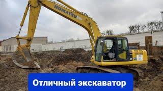 Komatsu PC210 Экскаватор гусеничный. Обзор