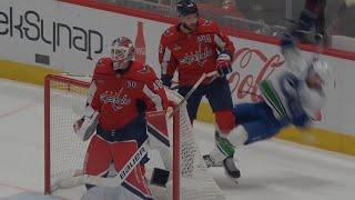 Tom Wilson Drills Conor Garland As Regulation Ends