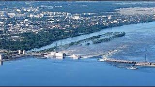 ️ВЗРЫВ НА КАХОВСКОЙ ГЭС! Видео последствий