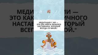 Искусственный интеллект, чтобы сделать свою индивидуальную медитацию.