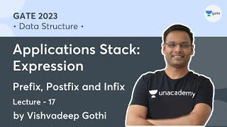 Data Structure | L-17 | Applications Stack: Expression | Prefix, Postfix and Infix |Vishvadeep Gothi