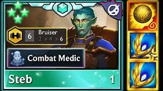 "Combat Medic" 4-Star Steb + Talisman Of Ascension  !?⭐⭐⭐ | TFT SET 13 Arcane