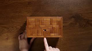 Funning 32 Steps Wooden Puzzle Box