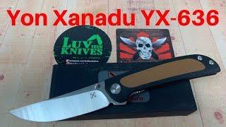 Yon Xanadu YX-636 / Includes Disassembly   A great budget knife choice in 14C28N