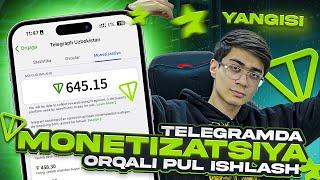 TELEGRAM YANGILIKLARI // MONETIZATSIYA VA BIZNES AKKAUNTLAR // 2023-2024